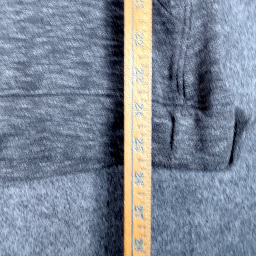 Athleta Grey Space Dye Cowl Neck Pullover Thumbhole Hoodie S 349532-03 - Picture 6 of 9